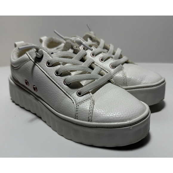 Roxy Surf Sheilahh Women’s Sneakers White Leather Platform Size 5.5 - Picture 6 of 11